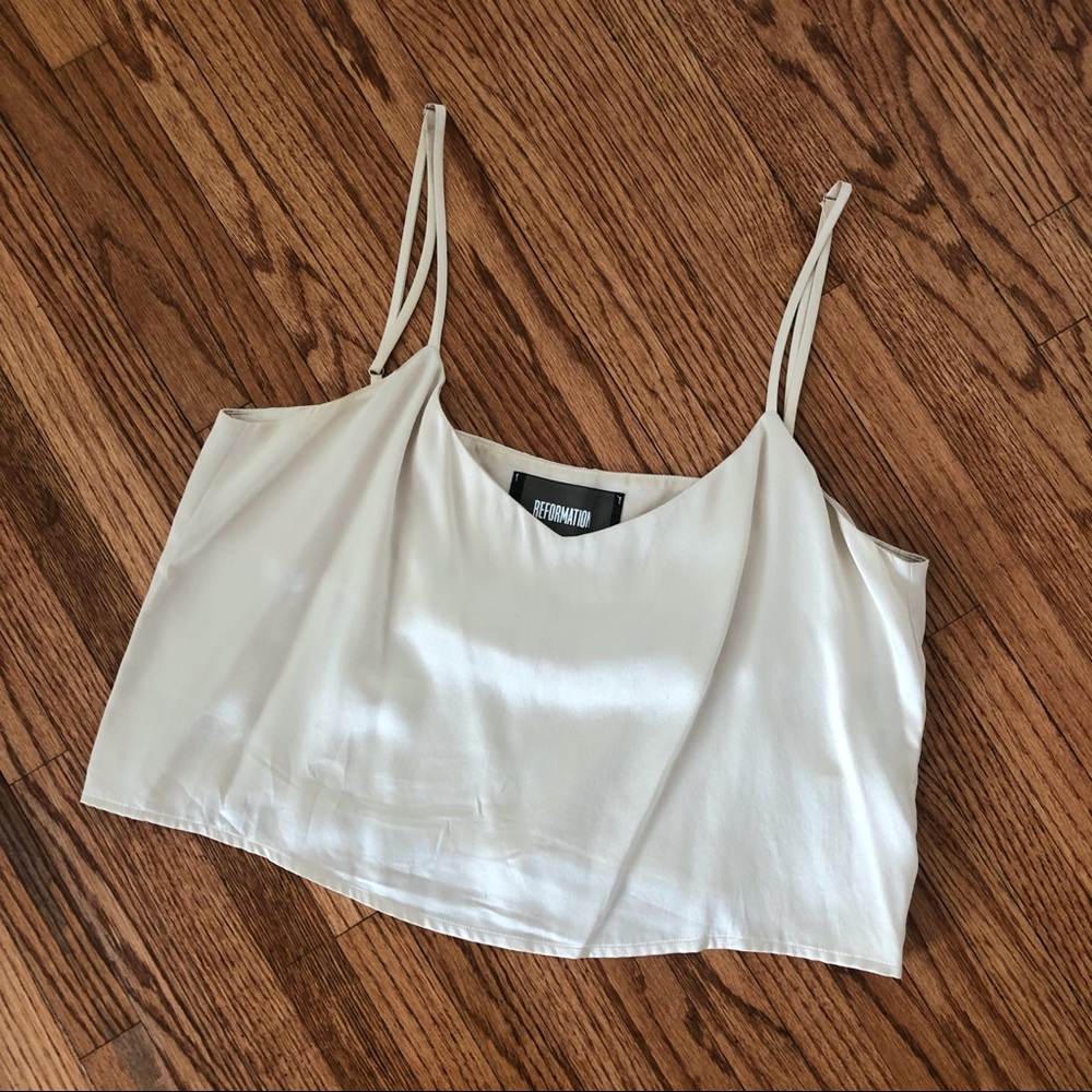 SOLD Reformation Summer Top in Ivory - Picture 1 of 6